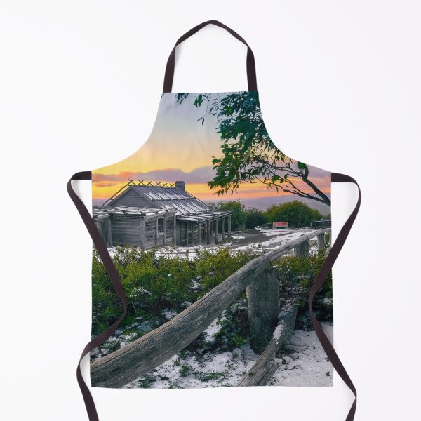 Item preview, High Country VIC Snowy Mountains Craig's Hut Sunset Snow designed and sold by Adam Gormley.