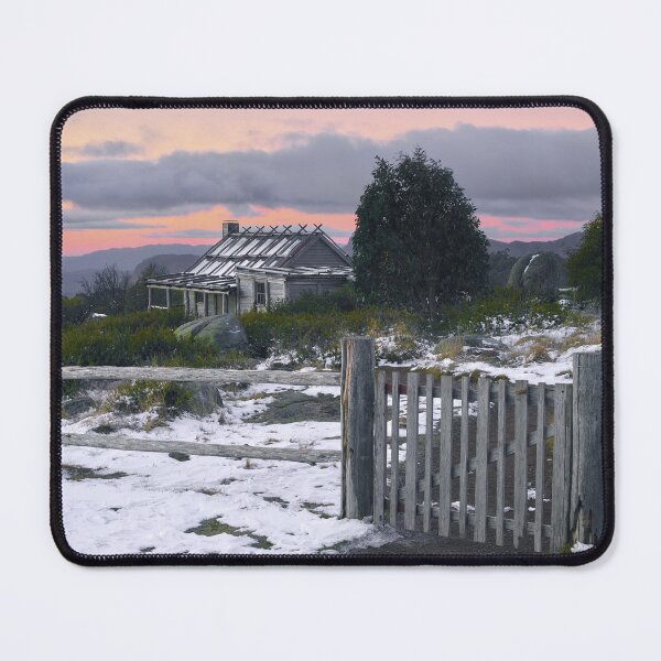 Item preview, High Country VIC Snowy Mountains Craig's Hut Sunset Gate designed and sold by Adam Gormley.