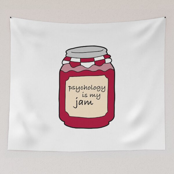 Item preview, psychology is my jam designed and sold by KJ Juliet.