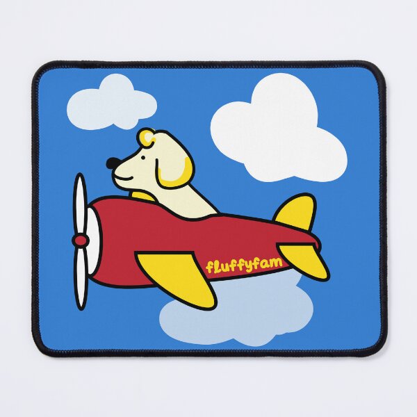Item preview, Aircraft pilot puff the dog designed and sold by fluffyfamcraft.