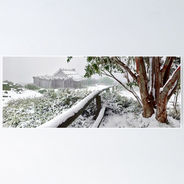 Item preview, High Country VIC Snowy Mountains Craig's Hut Full Snow designed and sold by Adam Gormley.