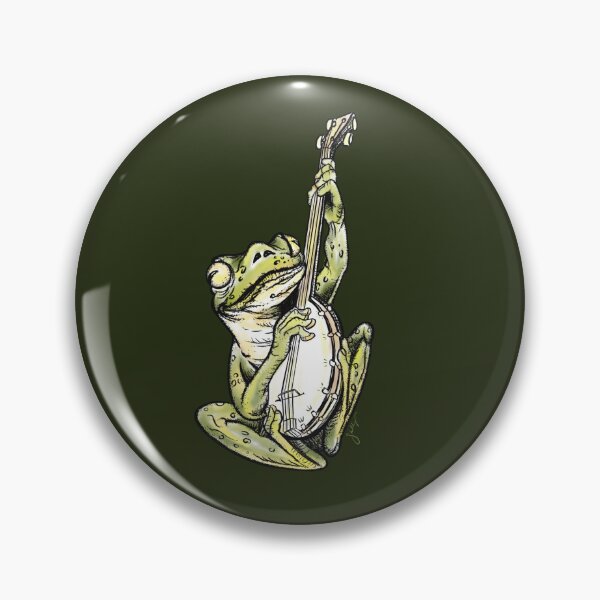 Item preview, Banjo Playing Tree Frog designed and sold by studio-life.