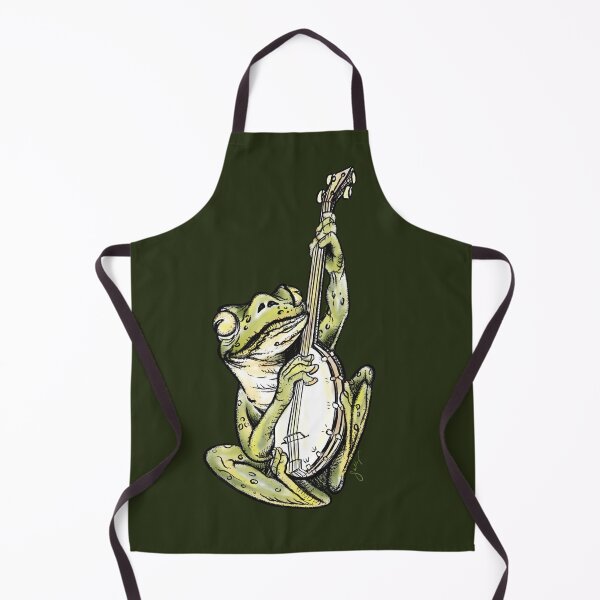 Item preview, Banjo Playing Tree Frog designed and sold by studio-life.