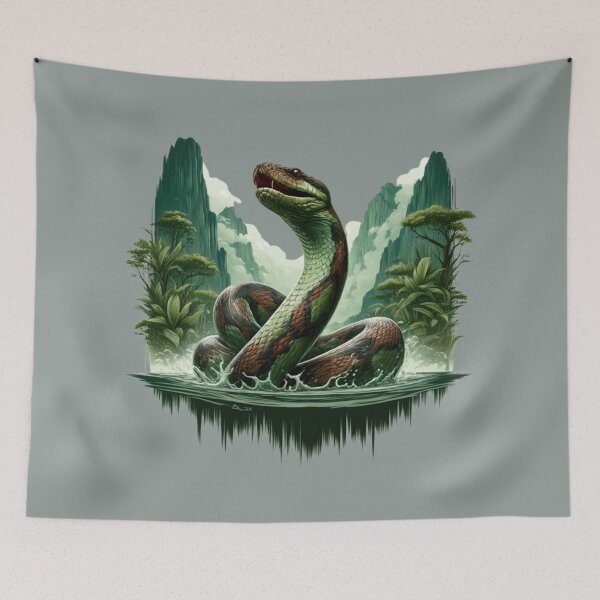 Item preview, Titanoboa Swamp designed and sold by critterpatchusa.