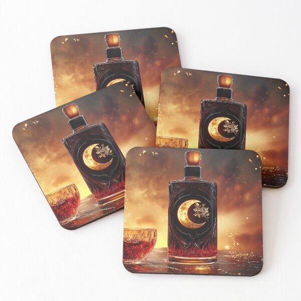Item preview, Sipping Harvest Moonshine in Secret: Pisces Lunar Eclipse 2024 designed and sold by Rebecka Eggers.