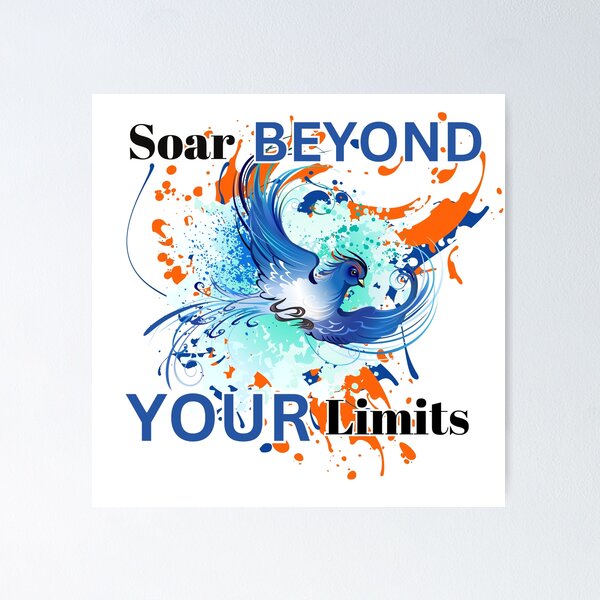 Item preview, Bold Soar Beyond Your Limits Bird Design designed and sold by TOA Timeless Original Apparel.