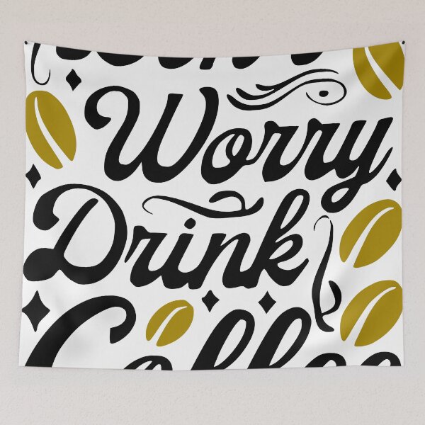 Item preview, Sip, Write, and Create: Don't Worry, Drink Coffee Collection! designed and sold by 3ac-Arts.