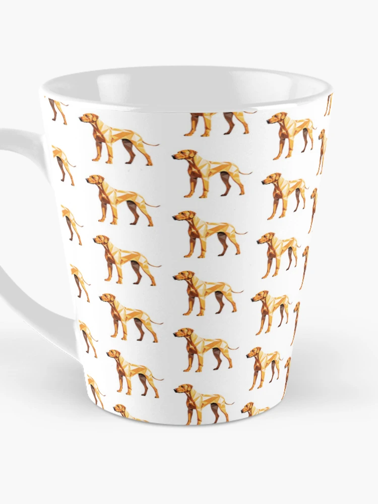 Thumbnail 3 of 4, Coffee Mug, Geometric Rhodesian Ridgeback Dog designed and sold by ChaosReigns91.