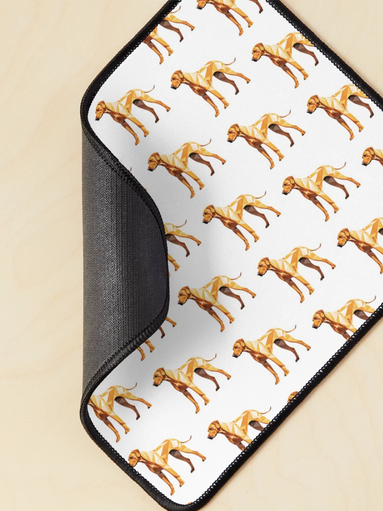 Thumbnail 2 of 5, Mouse Pad, Geometric Rhodesian Ridgeback Dog designed and sold by ChaosReigns91.