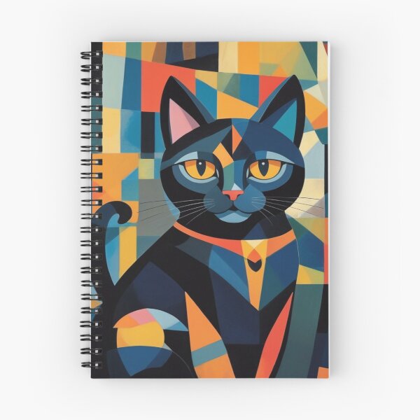 Artikelvorschau, Pop-Art-Katze im kubistischen Stil #2 entworfen und verkauft von Freak-Scene.