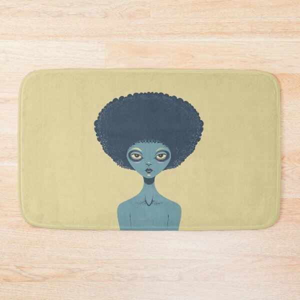 Item preview, Alien with an afro designed and sold by Zen Lael.
