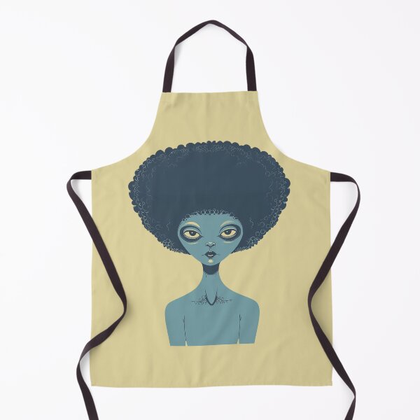 Item preview, Alien with an afro designed and sold by Zen Lael.