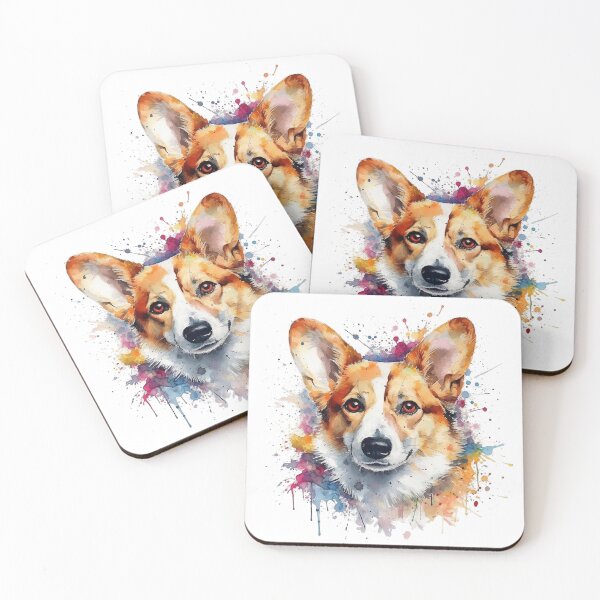 Item preview, Corgi | Colorful Watercolor Design #5 designed and sold by MatsurexDesigns.