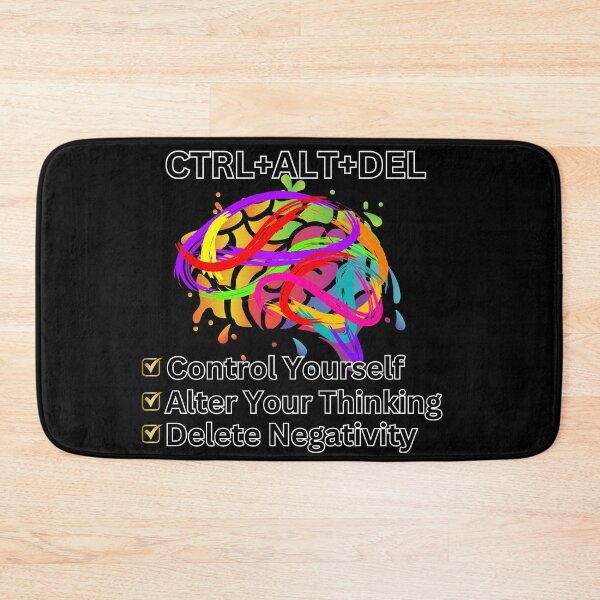 Item preview, CTRL+ALT+DEL: Mindset Reset Motivational Design designed and sold by TOA Timeless Original Apparel.