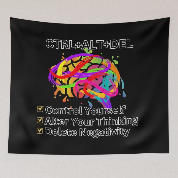 Item preview, CTRL+ALT+DEL: Mindset Reset Motivational Design designed and sold by TOA Timeless Original Apparel.
