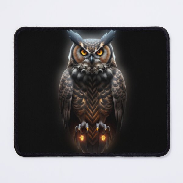 Item preview, GLowing Owl designed and sold by LevonsCrazyArt.