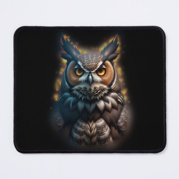 Item preview, Flaming Owl designed and sold by LevonsCrazyArt.