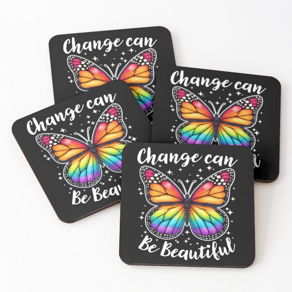 Item preview, Change Can Be Beautiful Butterfly designed and sold by DetourShirts.