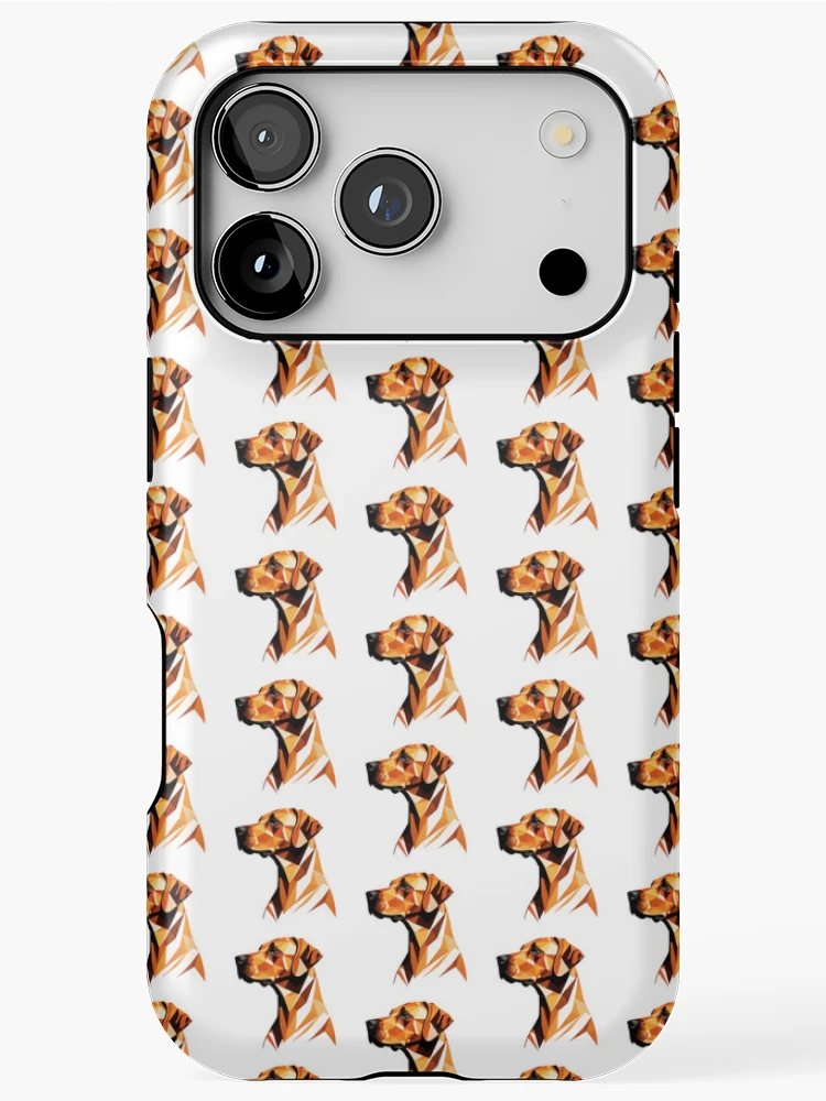 Thumbnail 1 of 4, iPhone Case, Geometric Rhodesian Ridgeback designed and sold by ChaosReigns91.