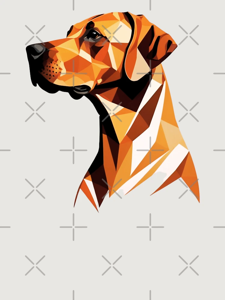 Thumbnail 6 of 6, Premium Oversized Hoodie, Geometric Rhodesian Ridgeback designed and sold by ChaosReigns91.
