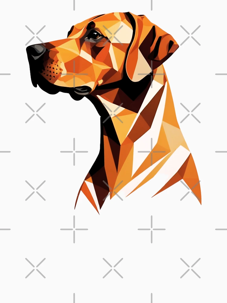 Thumbnail 6 of 6, Pullover Hoodie, Geometric Rhodesian Ridgeback designed and sold by ChaosReigns91.