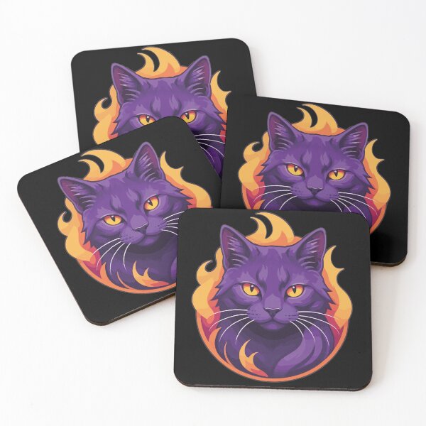 Item preview, cat on fire designed and sold by ARTCWC.