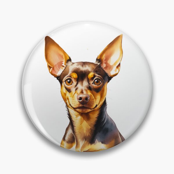 Item preview, Watercolor Miniature Pinscher designed and sold by ChaosReigns91.