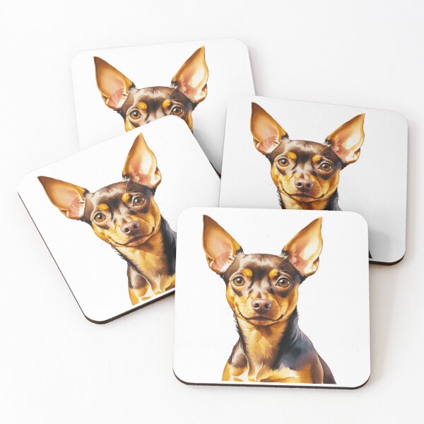 Item preview, Watercolor Miniature Pinscher designed and sold by ChaosReigns91.