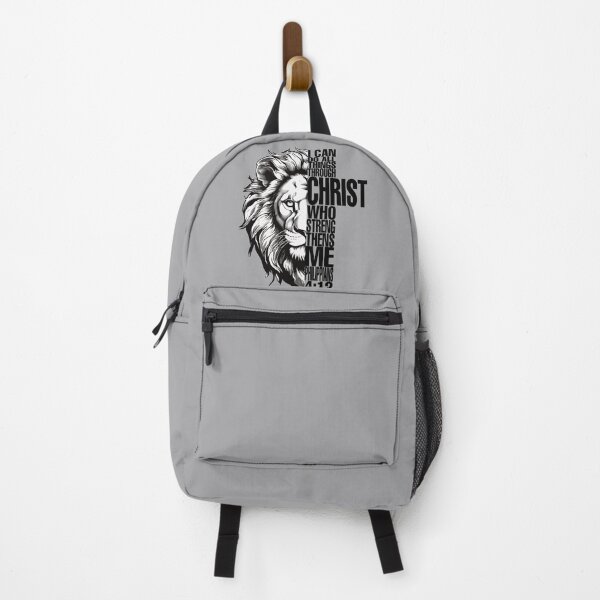Item preview, I can do all things through Christ who strengthens me - Lion Head designed and sold by benchpod47.