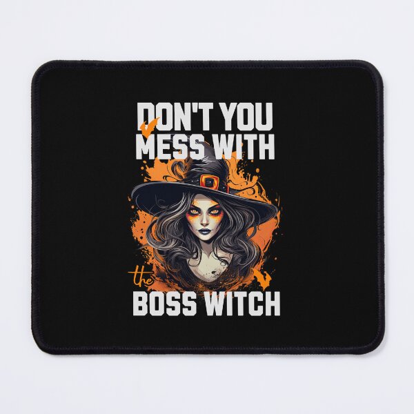 Aperçu de l'œuvre T-shirts d'Halloween pour femmes - Boss Witch créée et vendue par RishJal.