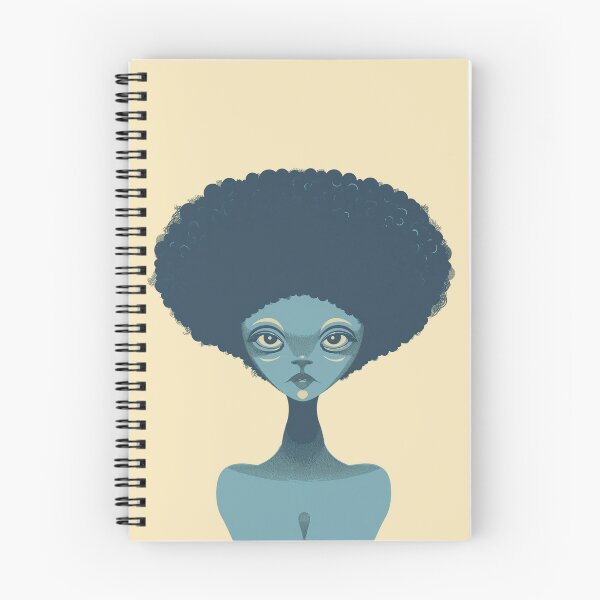 Item preview, Alien with an afro designed and sold by Zen Lael.