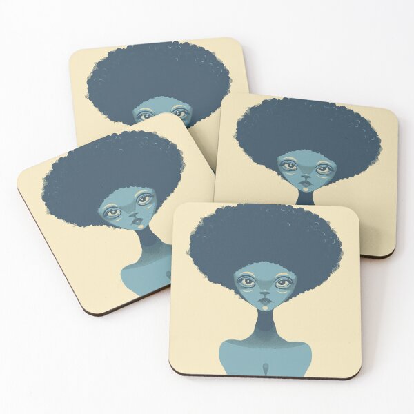 Item preview, Alien with an afro designed and sold by Zen Lael.