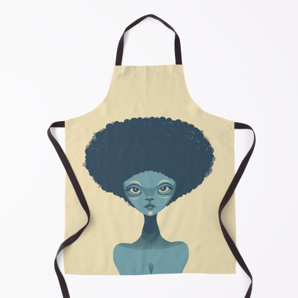 Item preview, Alien with an afro designed and sold by Zen Lael.