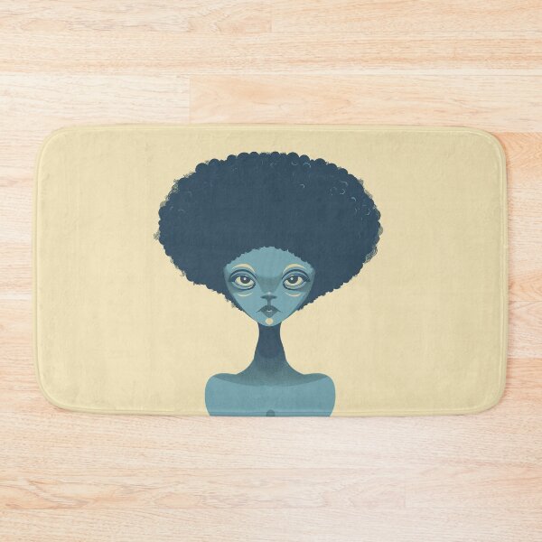 Item preview, Alien with an afro designed and sold by Zen Lael.
