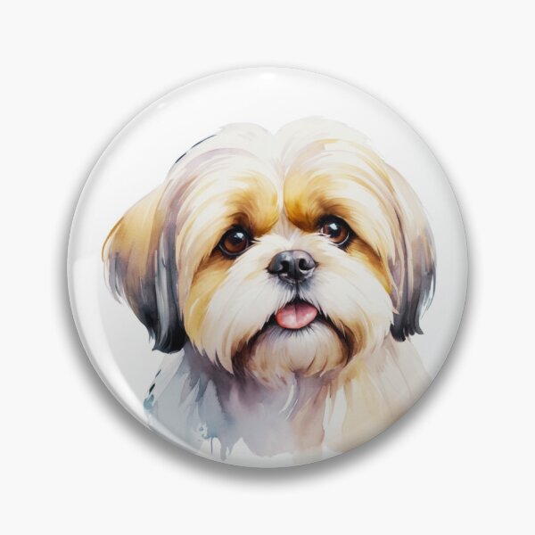 Item preview, Watercolor Lhasa Apso Dog designed and sold by ChaosReigns91.