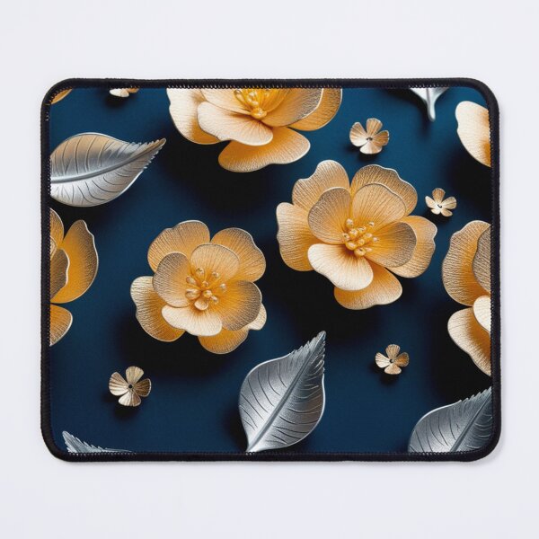 Item preview, Big golden flowers design designed and sold by hermarartonline.