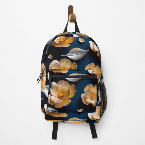 Item preview, Big golden flowers design designed and sold by hermarartonline.