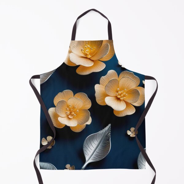 Item preview, Big golden flowers design designed and sold by hermarartonline.