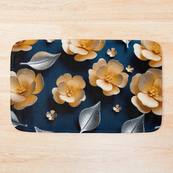 Item preview, Big golden flowers design designed and sold by hermarartonline.