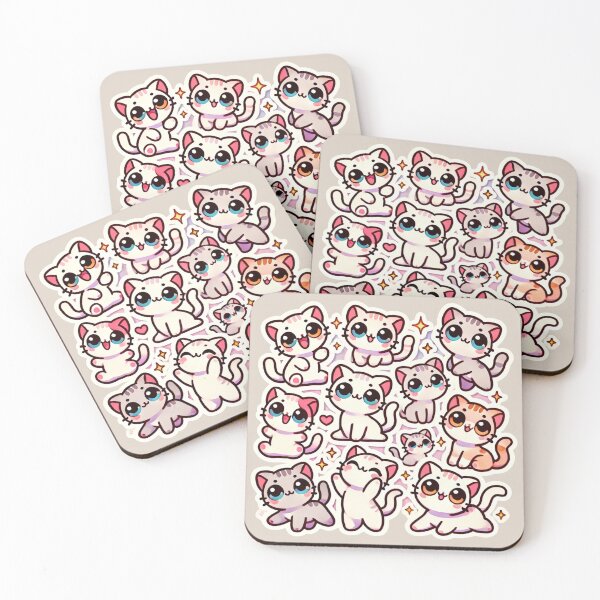 Item preview, Whimsical Kitty Art designed and sold by RetroPop23.