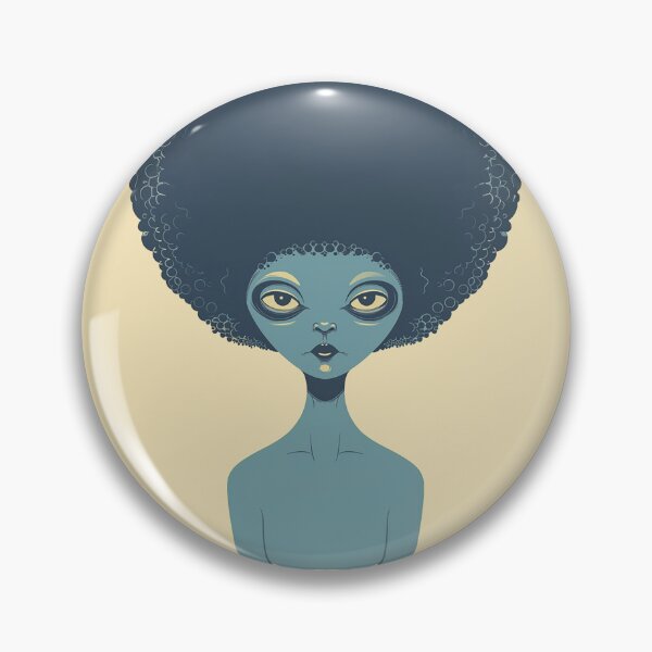 Item preview, Copy of Alien with an afro designed and sold by Zen Lael.