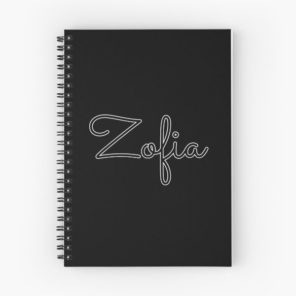 Item preview, Writing Zofia Name Label (Black) designed and sold by NormadWorld.