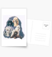 Poodle w/Ghost Image Postcards