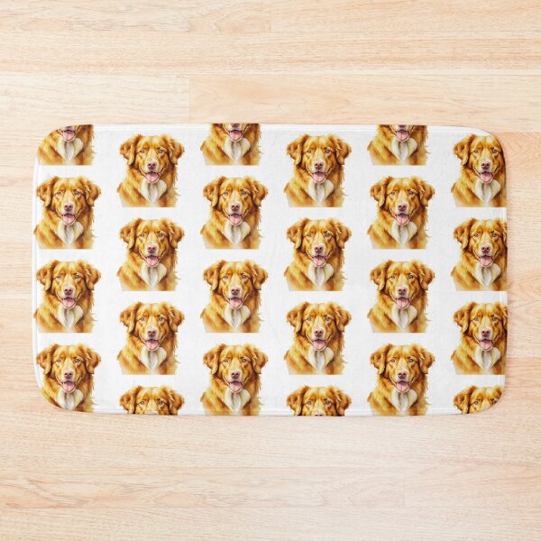 Item preview, Watercolor Nova Scotia Duck Tolling Retriever Dog designed and sold by ChaosReigns91.