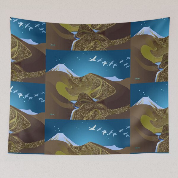 Item preview, Night Flight Tongariro designed and sold by Patricia Howitt.