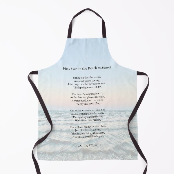 Item preview, First Star on the Beach at Sunset Poem designed and sold by Pamela Storch.