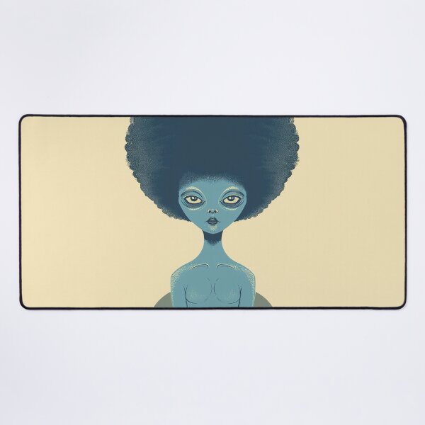 Item preview, Alien with an afro designed and sold by Zen Lael.