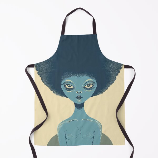 Item preview, Alien with an afro designed and sold by Zen Lael.