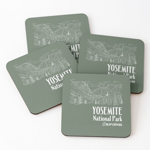Item preview, Yosemite National Park California Illustration designed and sold by kiwi91.