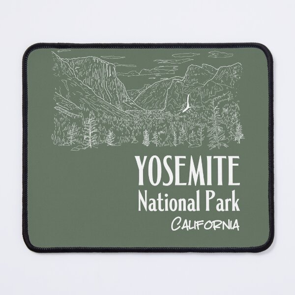 Item preview, Yosemite National Park California Illustration designed and sold by kiwi91.